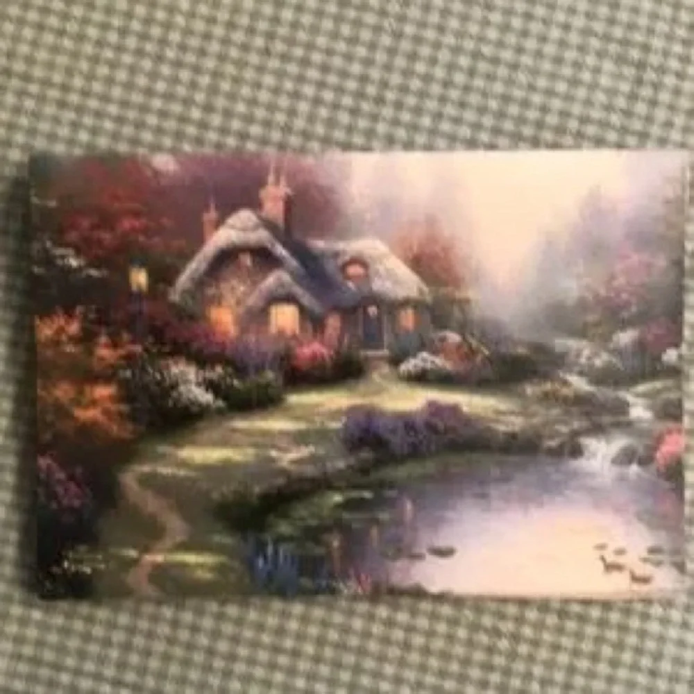 Thomas Kinkade 'Places in the Heart' Note Cards - Pastel Cottage (Set)